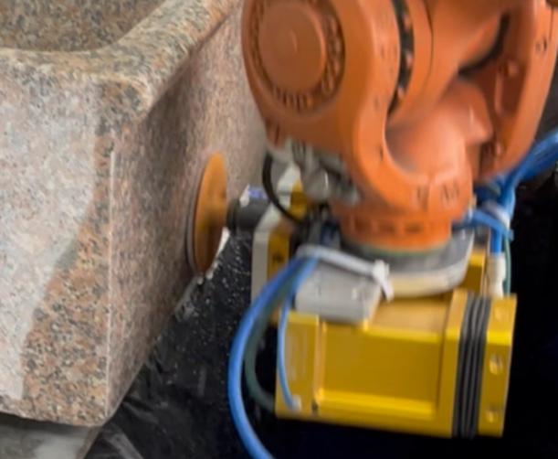 石材制品力控機器人打磨